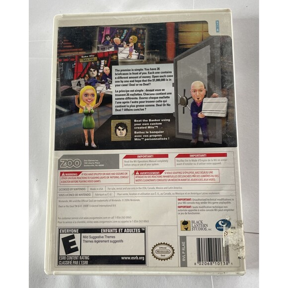 Nintendo Wii - Deal or No Deal (2009) - Picture 5 of 8